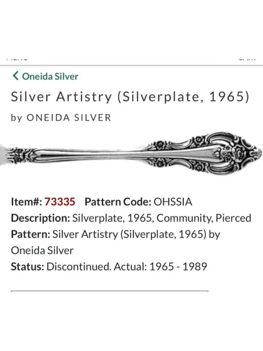 Set Of 4 Oneida Silverplate Silver Artistry Pattern Soup Spoons Discontinued 196